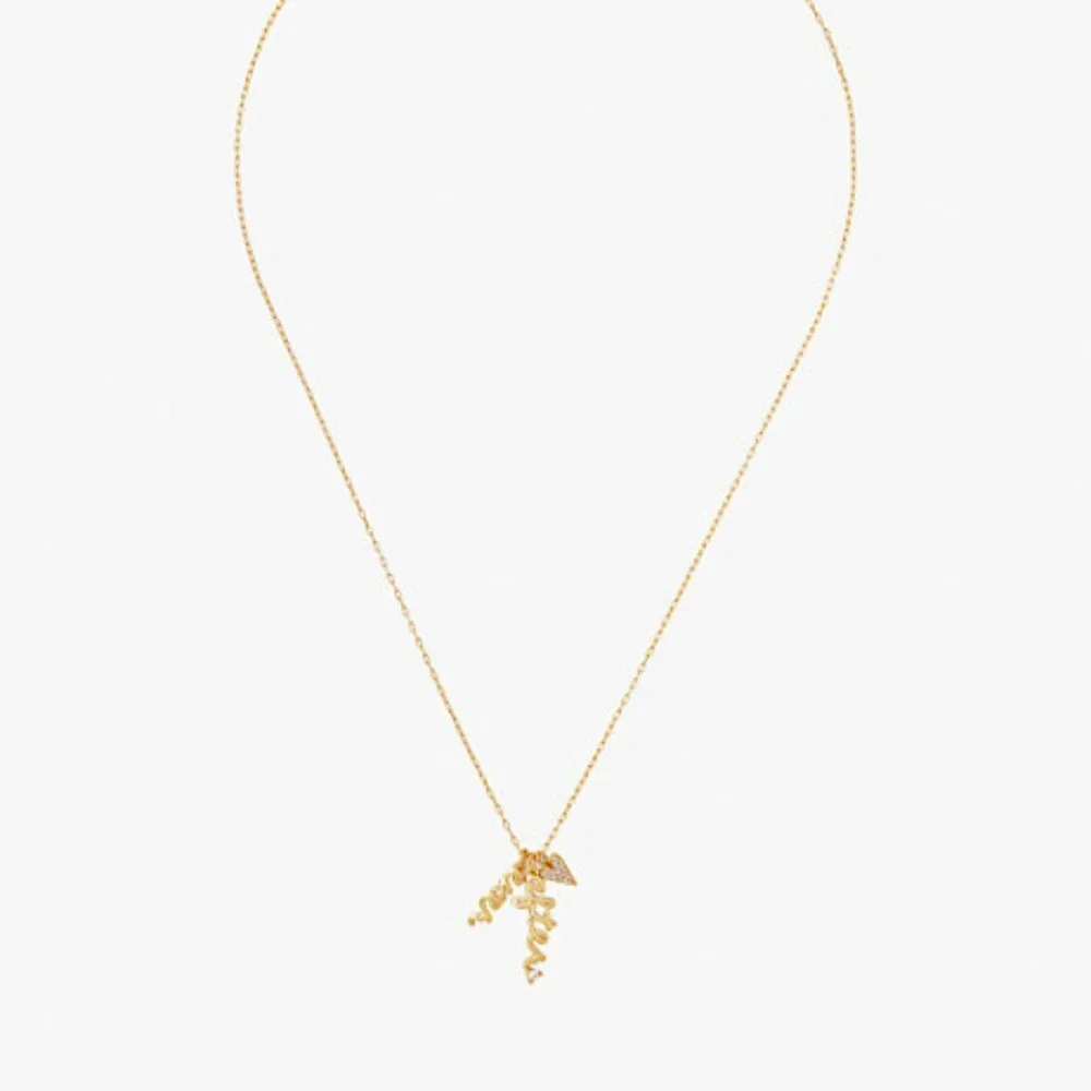 Kate Spade say yes ever after charm necklace